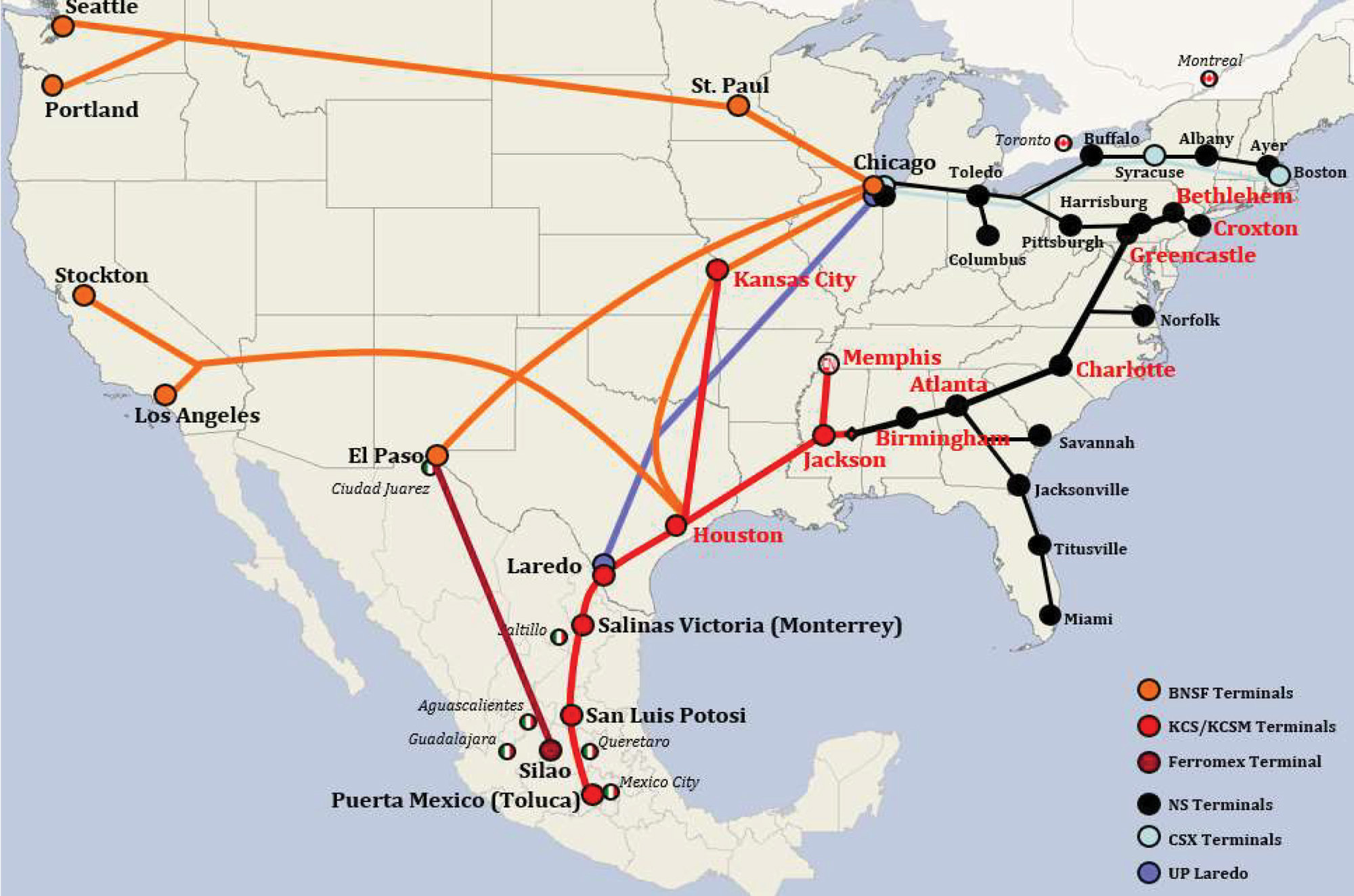 Rail map